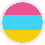 Rainbow with white