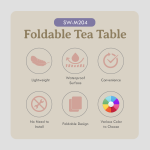 SW-M204 Foldable Tea Table - Image 9