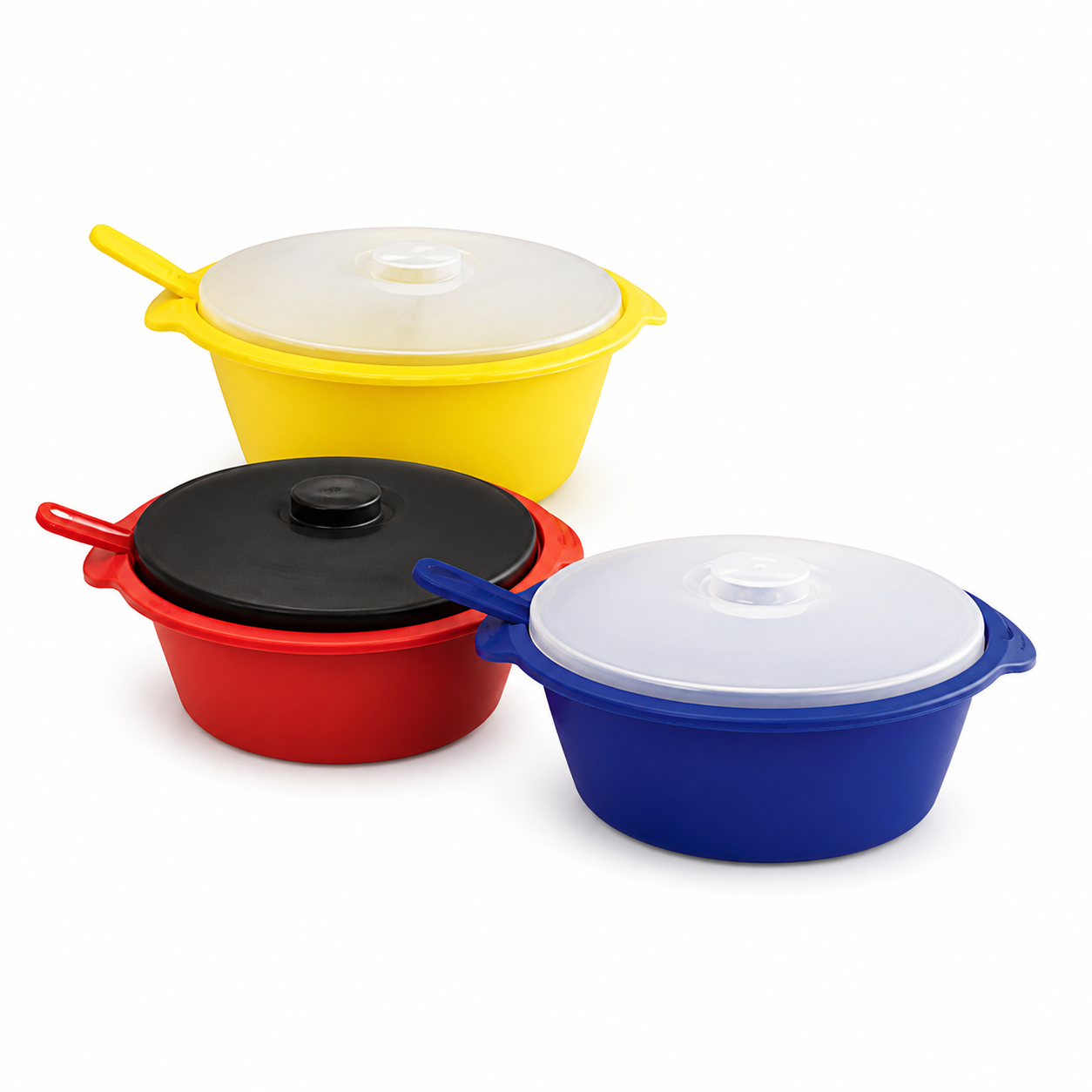 M500RD Round Food Casserole Set with Spoon